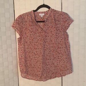 J. Jill Rose Patterned Blouse